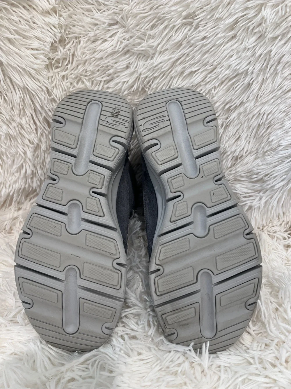 Skechers Women’s Charcoal Gray Suede Lace-Up Hiking Boots